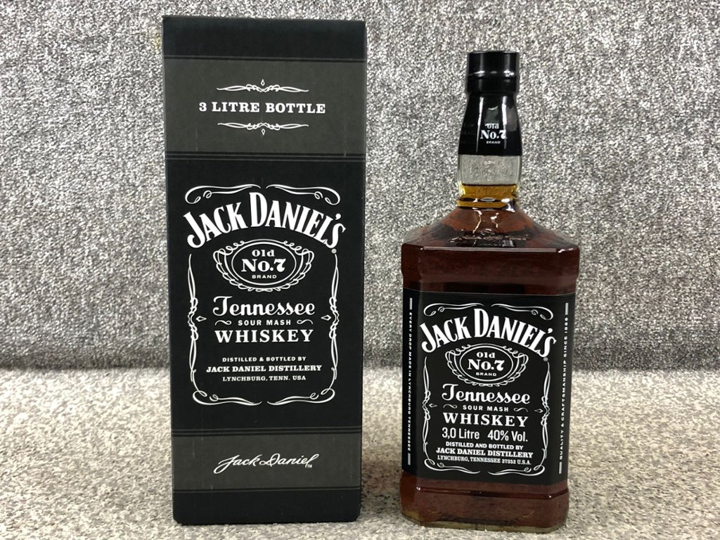 Large 3L Bottle of Jack Daniels