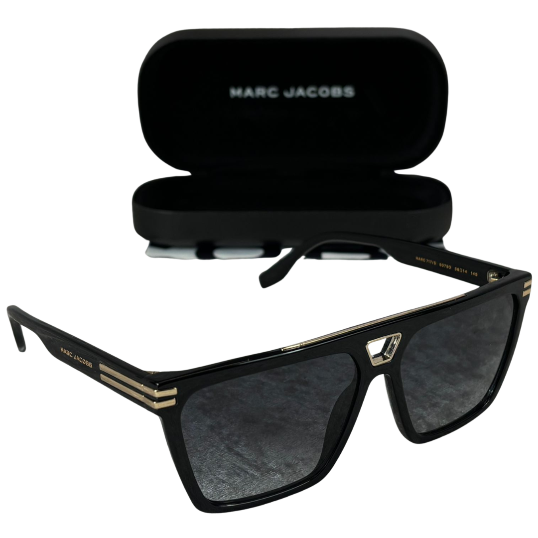 Marc Jacobs Dble Bridge - Black Sunglasses.