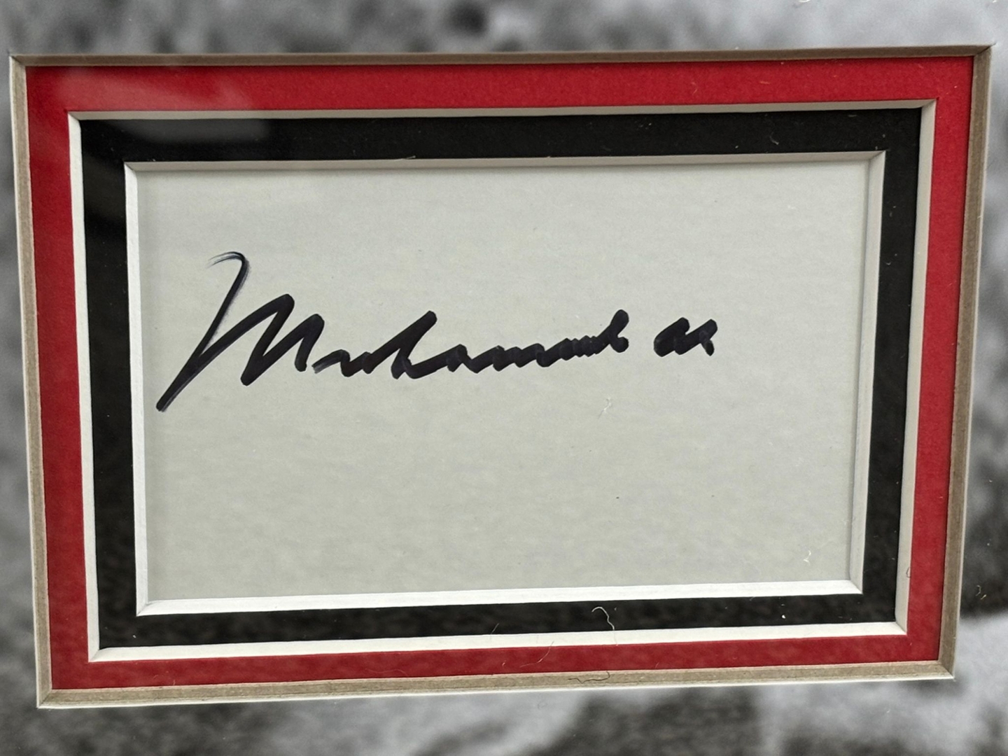 Muhammad Ali Signed Boxing Picture